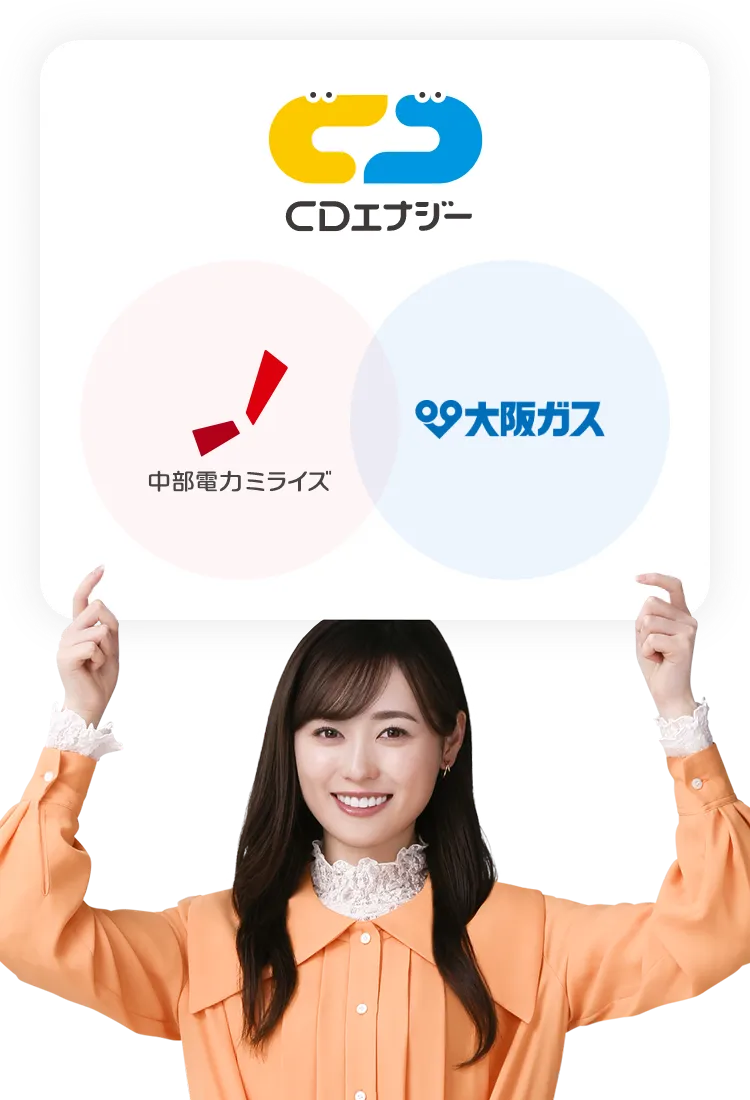 CDエナジーは中部電力ミライズと大阪ガスがタッグを組んで設立